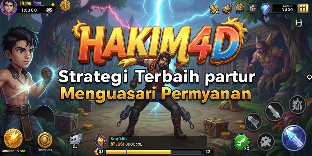 Tampilan gameplay seru dan strategis HAKIM4D.