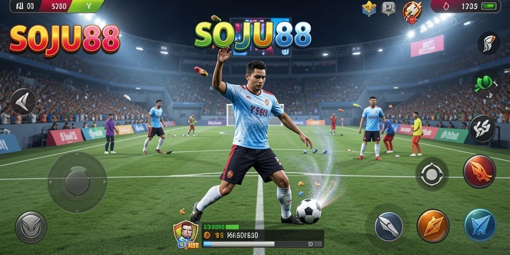 Tampilan gameplay SOJU88 yang mendebarkan dalam olahraga.