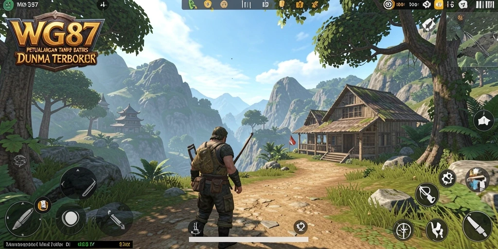 Tampilan seru gameplay <strong>WG87</strong> dalam dunia terbuka yang penuh petualangan.